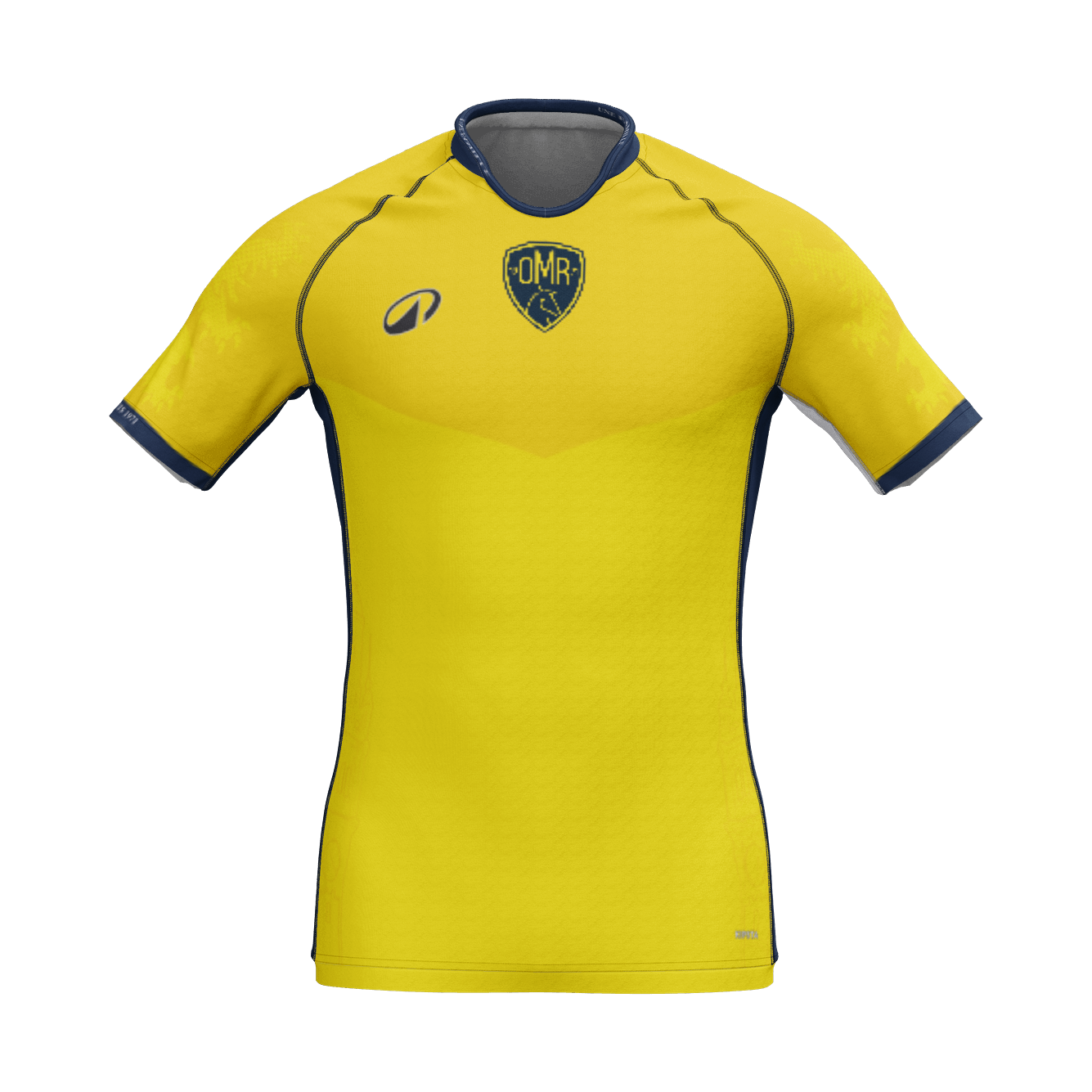 MAILLOT RUGBY MANCHES COURTES HOMME R500 OMR Domicile