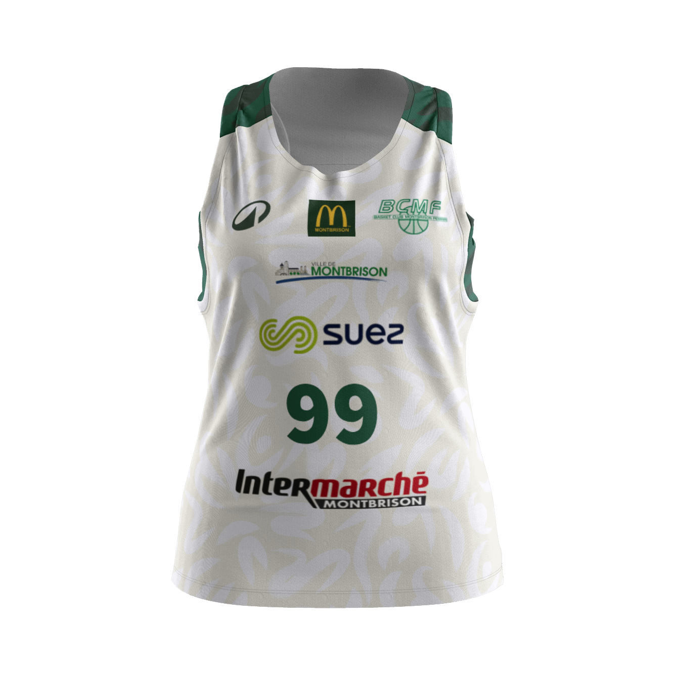 BCMF - Basketball pour Femme T500 BLANC
