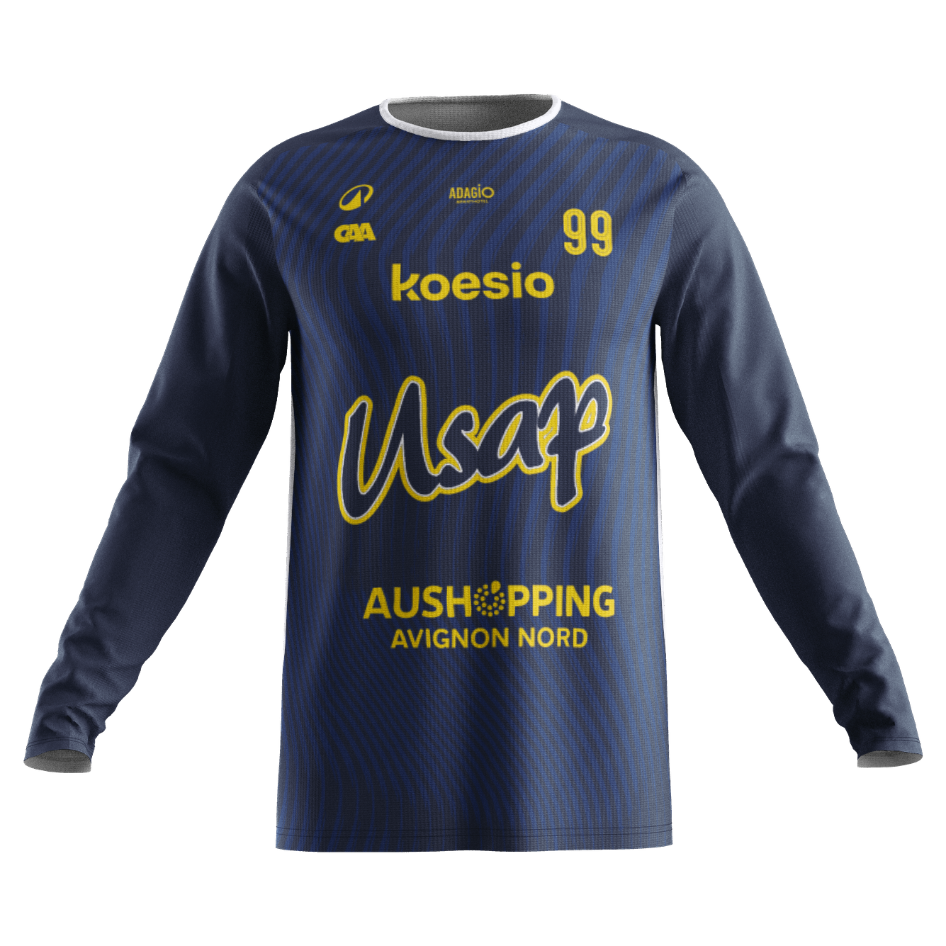 Shooting Shirt Homme ML - USAP Bleu