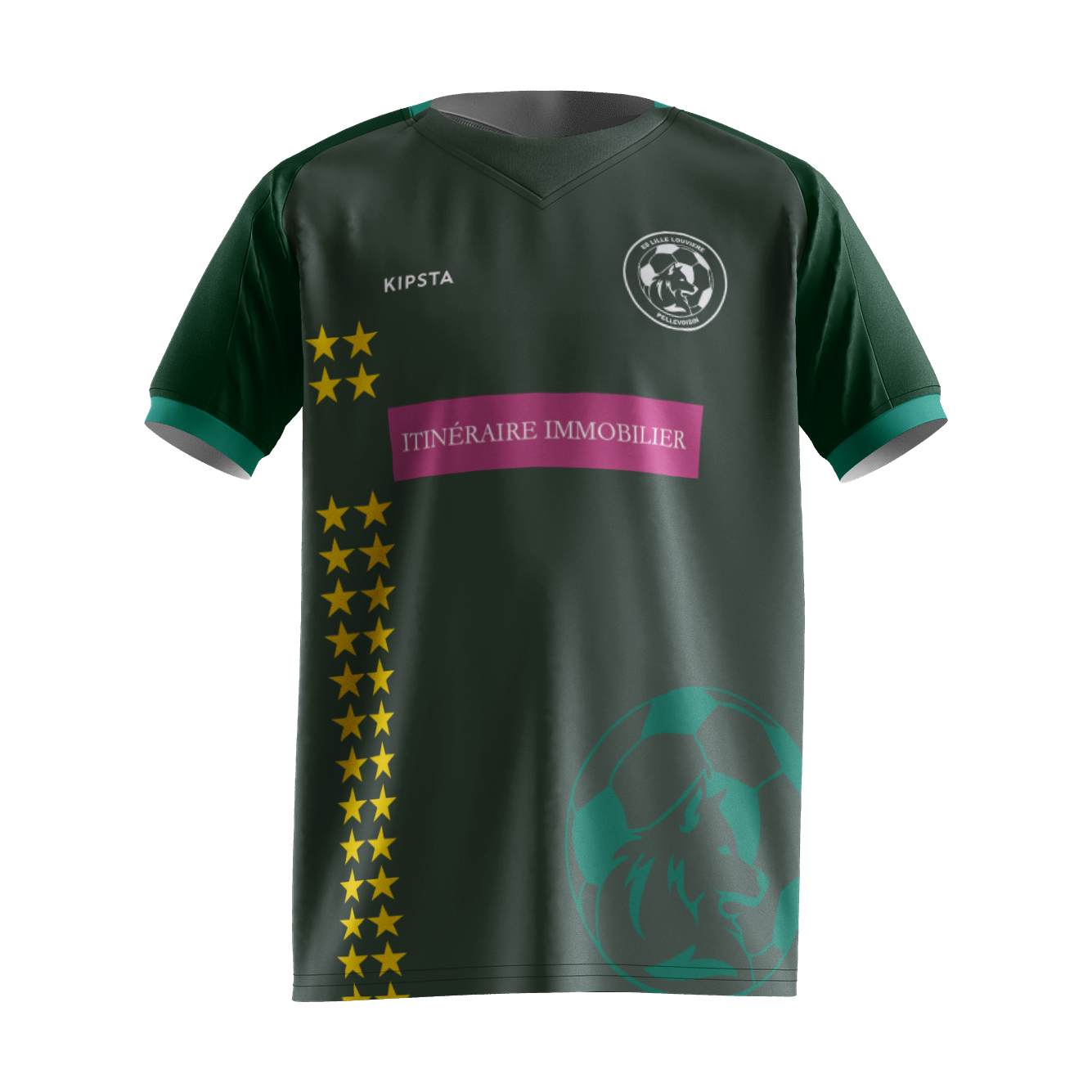 (ESLLP) Maillot De Football Junior Manches Courtes VIRALTO II