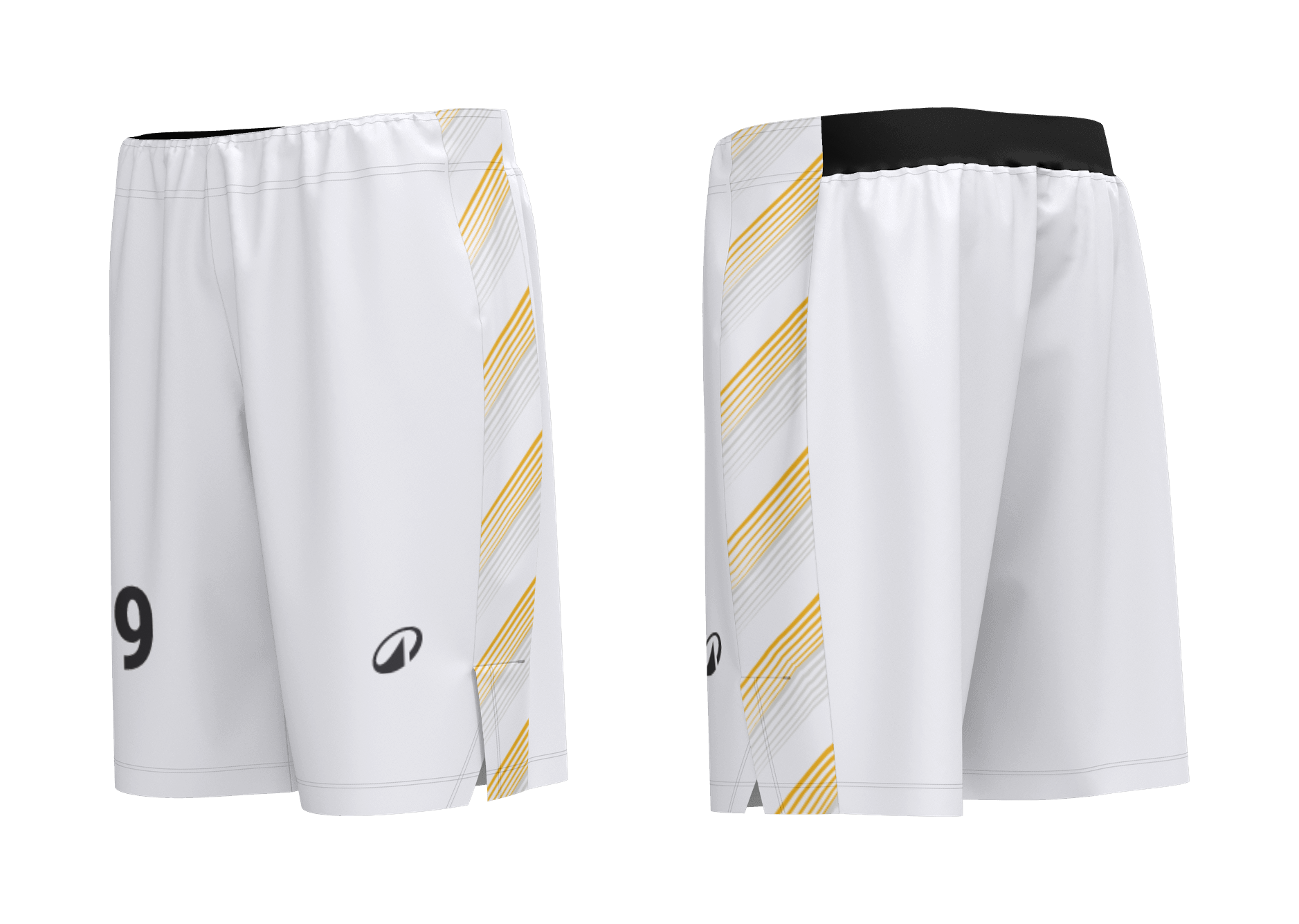 (LYONSO) Short De Basket Homme T500 BLANC