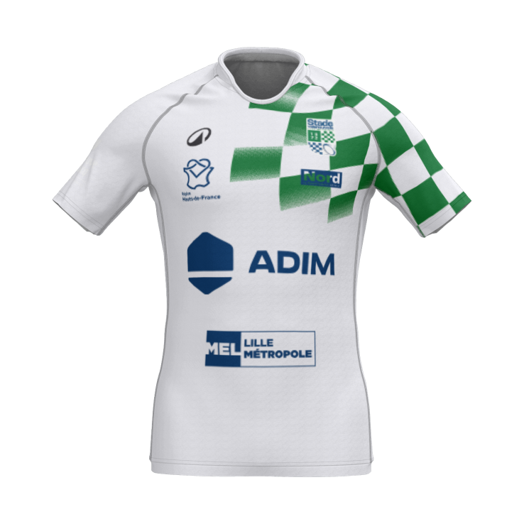 Maillot De Rugby Femme R900 SVLM Blanc